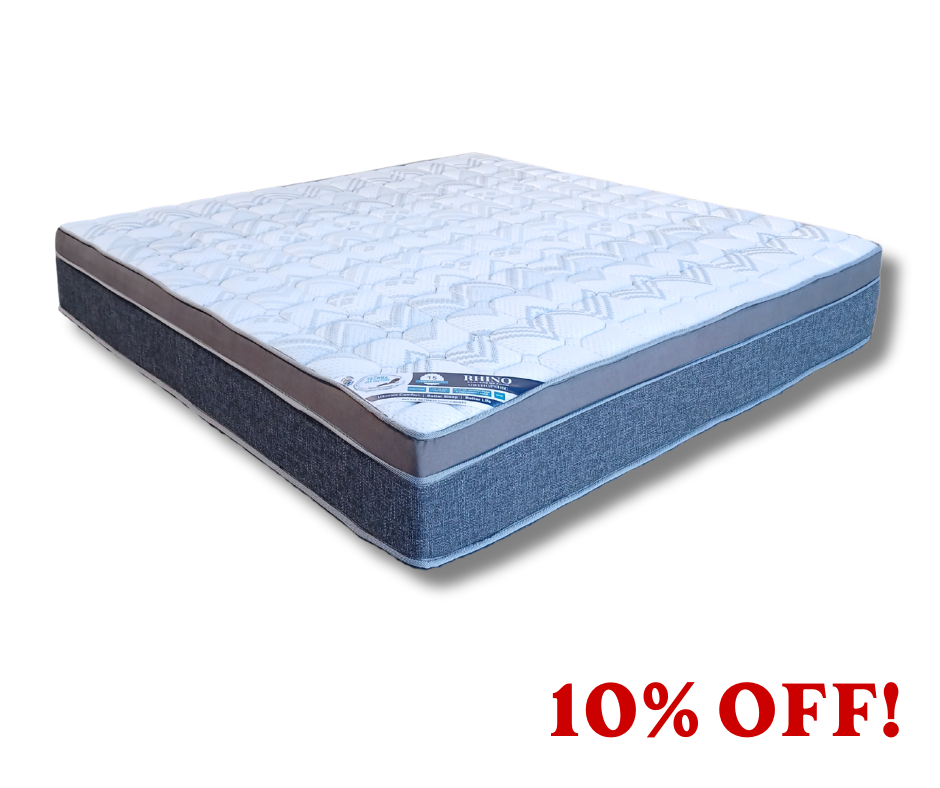 Rhino Plush Mattress - Premium Plush comfort from Techra Bed Factory - Rhino Mattress - Just R 4554! Shop now at Techra Bed Factory