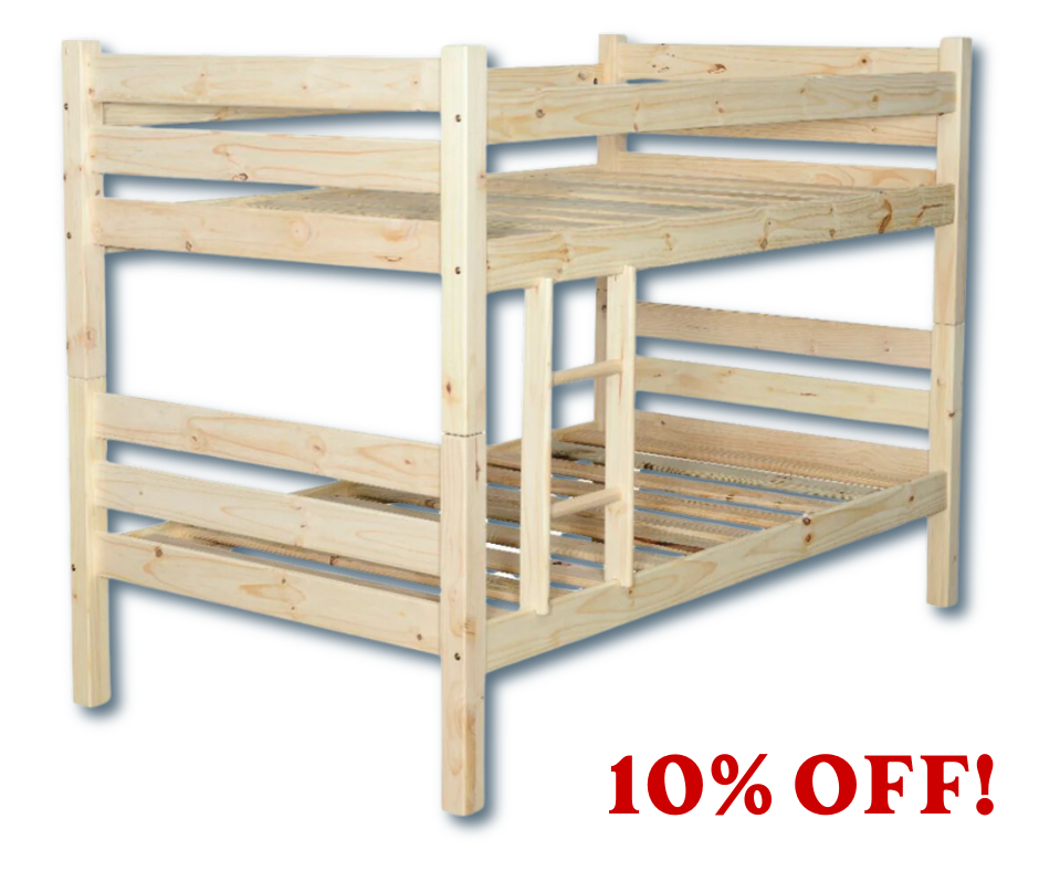 3/4 Bunk Bed Frame - Premium Bunk Bed Frame from Techra Bed Factory - Bunk Bed Frames - Just R 2969! Shop now at Techra Bed Factory