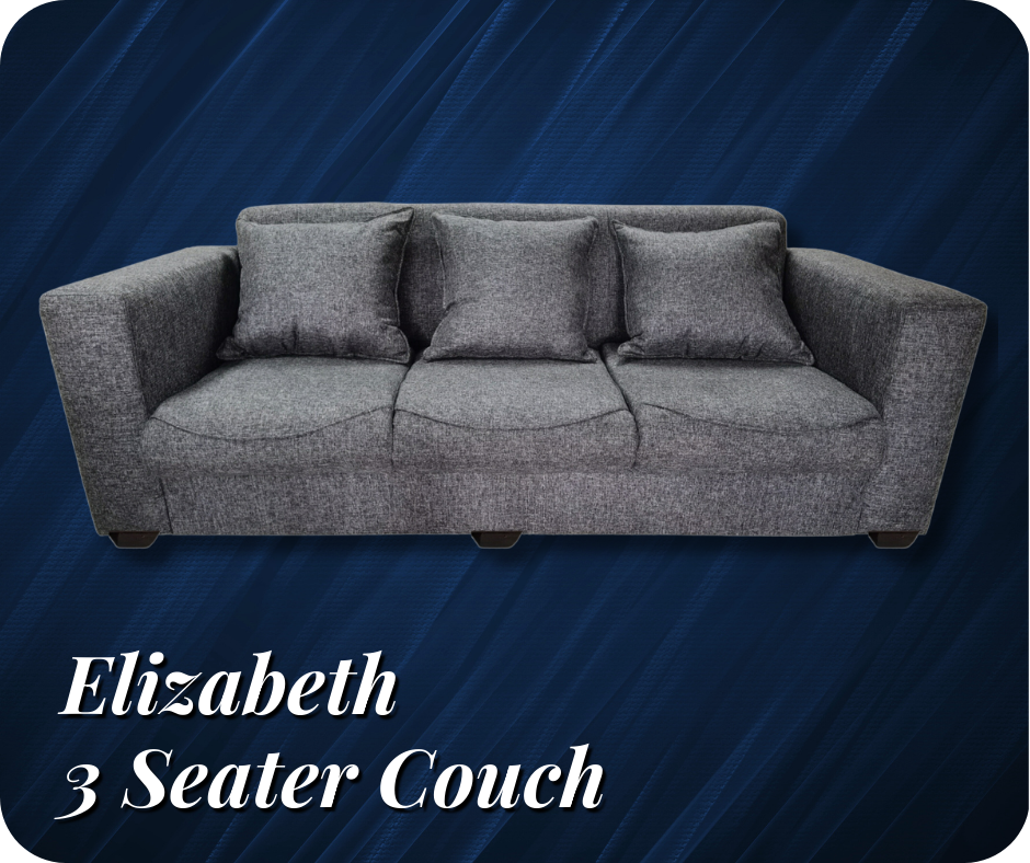 Elizabeth 3 seater Couch - Premium 3- Seater couch from Techra Bed Factory- 3 seater couch - Just R 5999! Shop now at Techra Bed Factory