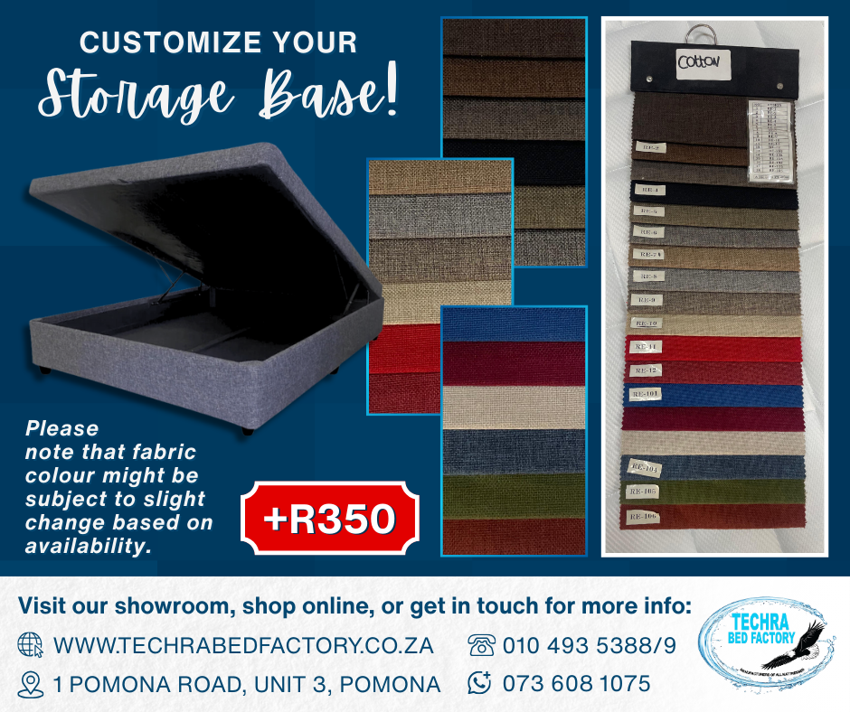 Flip-Top Storage Bed Base - Standard Length