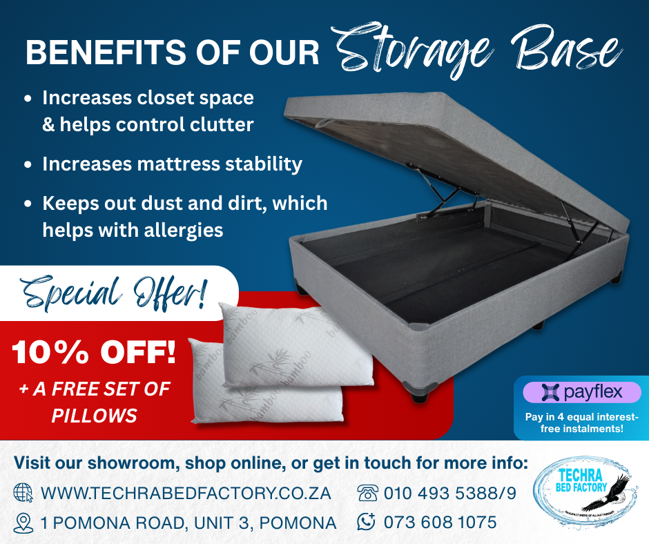 Flip-Top Storage Bed Base - Standard Length