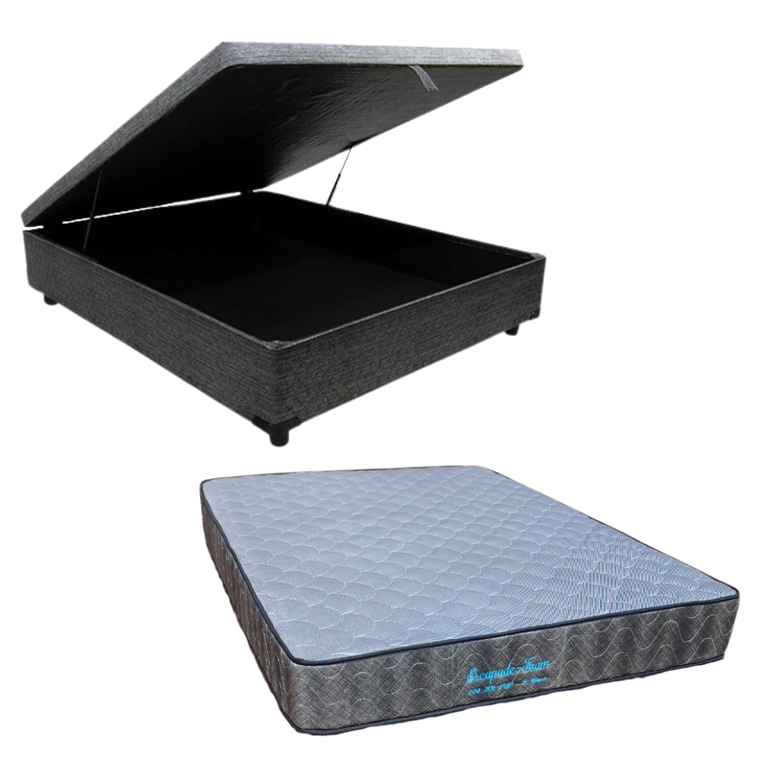 Escapade Mattress and Storage Base (Combo 1) - Premium Mattress with Storage Base from Techra Bed Factory- Mattress with Storage Base - Just R 4299! Shop now at Techra Bed Factory
