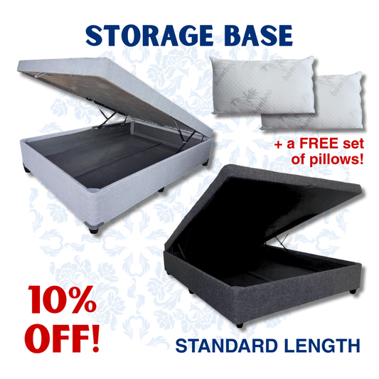 Flip-Top Storage Bed Base - Standard Length