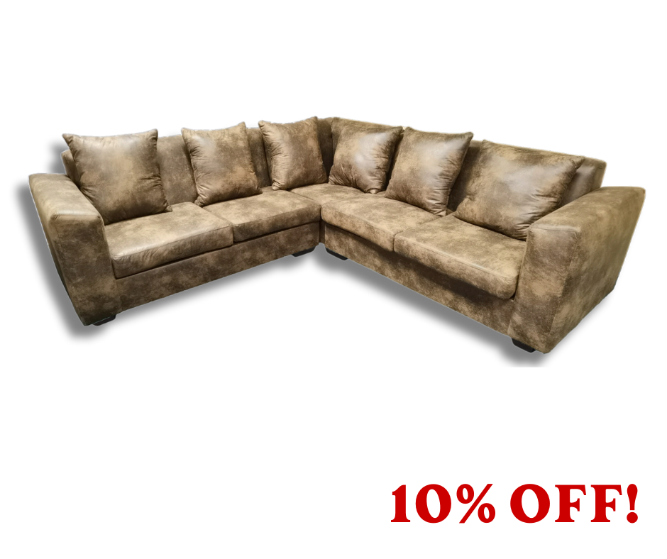 Isabel Corner Couch - Loose Pillows Seating - Premium Corner Couch from Techra Bed Factory - Corner Couch - Just R 9630! Shop now at Techra Bed Factory 