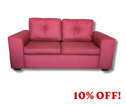 Angelica - 2-Seater Couch - Premium 2-Seater Couch from Techra Bed Factory - 2-Seater Couch - Just R 4545! Shop now at Techra Bed Factory 