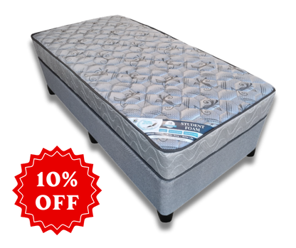 Student Foam Bed Set - Premium Mattress with Base from Techra Bed Factory - Student Accommodation - Just R 1755! Shop now at Techra Bed Factory 