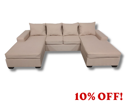 New York Double Day Bed - U Shape Couch - Premium U-Shaped Couch from Techra Bed Factory - U-Shaped Couch - Just R 14399! Shop now at Techra Bed Factory 