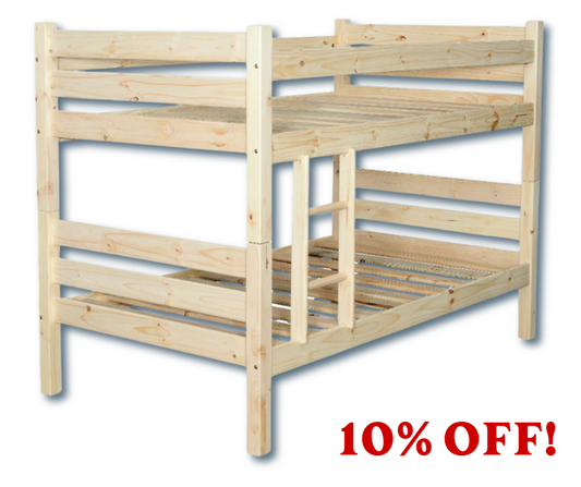 3/4 Bunk Bed Frame - Premium Bunk Bed Frame from Techra Bed Factory - Bunk Bed Frames - Just R 2969! Shop now at Techra Bed Factory