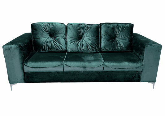 Ava Couch - 3 SEATER VELVET - Premium 3- Seater couch from Techra Bed Factory-3 seater couch - Just R 4999! Shop now at Techra Bed Factory 