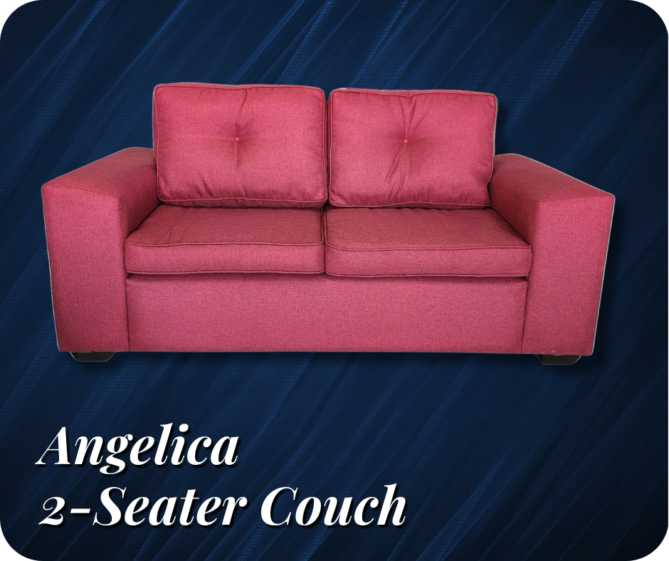 Angelica Couch - 2 SEATER - Premium 2- Seater- couch from Techra Bed Factory-2 seater couch - Just R 4450! Shop now at Techra Bed Factory 
