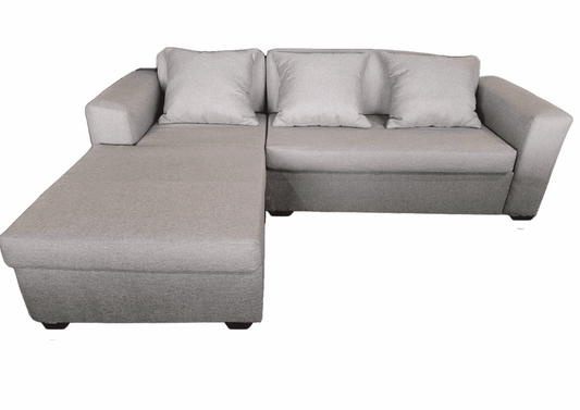 Big L Shape Couch (Loose Pillows Seating) - Premium L Shape couch loose pillows from Techra Bed Factory- couch loose pillows - Just R 5999! Shop now at Techra Bed Factory 
