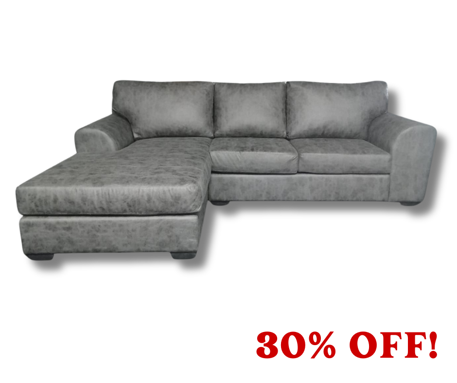 Big L-Shaped Couch - Loose Pillow Seating