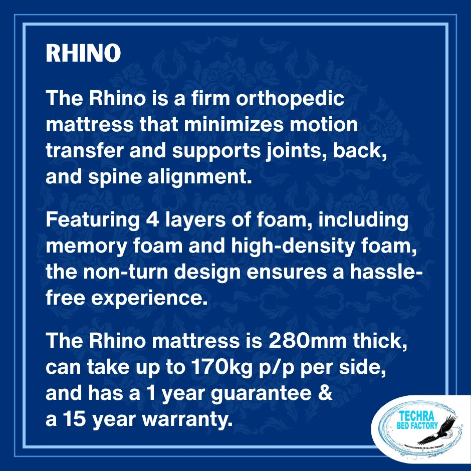 Rhino Bed Set - 170KG P/P PER SIDE