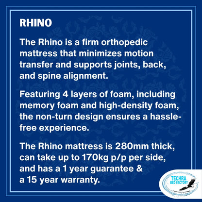 Rhino Bed Set - 170KG P/P PER SIDE