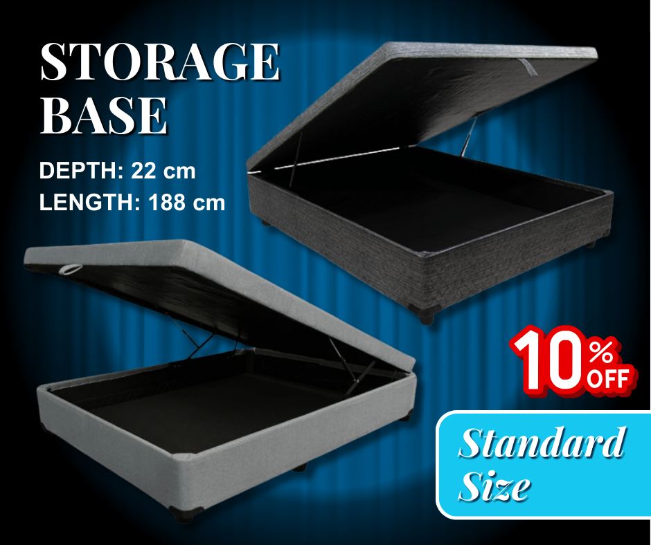 Introducing Flip-Top Storage Bed Base - Standard Depth: The Ultimate ...