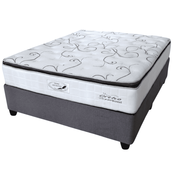 Ortho Pillow Top Bed set Medium comfort & Orthopedic Techra Bed Factory